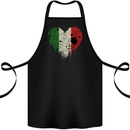 Love Italy Flag Italians Day Football Rugby Cotton Apron 100% Organic Black