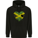 Love Jamaican Flag Jamaica Day Football Mens 80% Cotton Hoodie Black