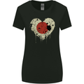Love Japan Flag Japanese Day Football Womens Wider Cut T-Shirt Black