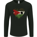 Love Jordan Flag Jordanian Day Football Mens Long Sleeve T-Shirt Black