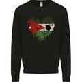 Love Jordan Flag Jordanian Day Football Mens Sweatshirt Jumper Black