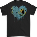Love Kazakhstan Flag Kazakh Day Football Mens Gildan Cotton T-Shirt Black