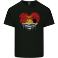 Love Kiribati Flag Day Football Kids T-Shirt Childrens Black