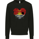 Love Kiribati Flag Day Football Mens Sweatshirt Jumper Black