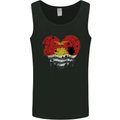 Love Kiribati Flag Day Football Mens Vest Tank Top Black