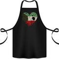 Love Kuwait Flag Kuwaiti Day Football Cotton Apron 100% Organic Black