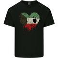 Love Kuwait Flag Kuwaiti Day Football Kids T-Shirt Childrens Black