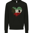 Love Kuwait Flag Kuwaiti Day Football Mens Sweatshirt Jumper Black