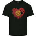 Love Kyrgyzstan Flag Kyrgyz Day Football Mens Cotton T-Shirt Tee Top Black