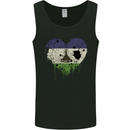 Love Lesotho Flag Basotho Day Football Mens Vest Tank Top Black