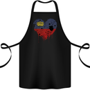 Love Liechtenstein Flag Liechtensteiner Day Football Cotton Apron 100% Organic Black