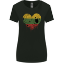 Love Lithuania Flag Lithuania Day Football Womens Wider Cut T-Shirt Black