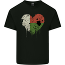 Love Madagascar Flag Madagascan Day Football Mens Cotton T-Shirt Tee Top Black