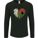 Love Madagascar Flag Madagascan Day Football Mens Long Sleeve T-Shirt Black