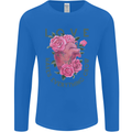 Love Makes Everything Grow Valentines Day Mens Long Sleeve T-Shirt Royal Blue