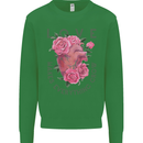 Love Makes Everything Grow Valentines Day Mens Sweatshirt Jumper Irish Green