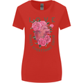 Love Makes Everything Grow Valentines Day Womens Wider Cut T-Shirt Red