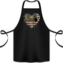 Love Malaysia Flag Malaysian Day Football Cotton Apron 100% Organic Black