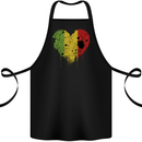 Love Mali Flag Malian Day Football Cotton Apron 100% Organic Black