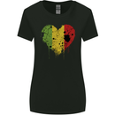 Love Mali Flag Malian Day Football Womens Wider Cut T-Shirt Black