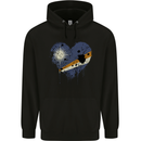 Love Marshall Islands Flag Day Football Childrens Kids Hoodie Black