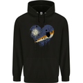 Love Marshall Islands Flag Day Football Mens 80% Cotton Hoodie Black
