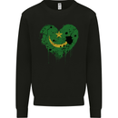 Love Mauritania Flag Mauritanian Day Football Mens Sweatshirt Jumper Black