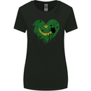 Love Mauritania Flag Mauritanian Day Football Womens Wider Cut T-Shirt Black