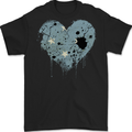 Love Micronesia Flag Micronesian Day Football Mens Gildan Cotton T-Shirt Black