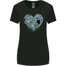 Love Micronesia Flag Micronesian Day Football Womens Wider Cut T-Shirt Black