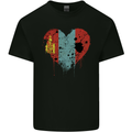 Love Mongolia Flag Mongolian Day Football Kids T-Shirt Childrens Black