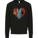 Love Mongolia Flag Mongolian Day Football Mens Sweatshirt Jumper Black