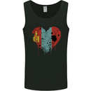 Love Mongolia Flag Mongolian Day Football Mens Vest Tank Top Black