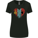 Love Mongolia Flag Mongolian Day Football Womens Wider Cut T-Shirt Black