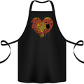 Love Montenegro Flag Montenegrin Day Football Cotton Apron 100% Organic Black