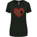 Love Morocco Flag Moroccan Day Football Womens Wider Cut T-Shirt Black