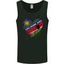 Love Namibia Flag Namibian Day Football Mens Vest Tank Top Black