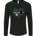 Love Nauru Flag Nauruan Day Football Mens Long Sleeve T-Shirt Black