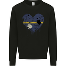 Love Nauru Flag Nauruan Day Football Mens Sweatshirt Jumper Black