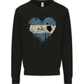 Love Nicaragua Flag Nicaraguan Day Football Mens Sweatshirt Jumper Black