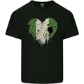 Love Niger Flag Nigerien Day Football Mens Cotton T-Shirt Tee Top Black