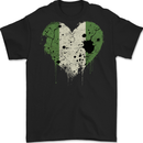 Love Niger Flag Nigerien Day Football Mens Gildan Cotton T-Shirt Black