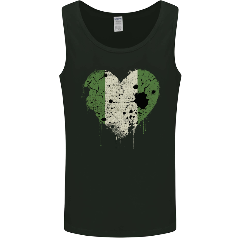 Love Niger Flag Nigerien Day Football Mens Vest Tank Top Black