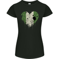 Love Niger Flag Nigerien Day Football Womens Petite Cut T-Shirt Black