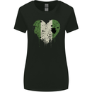 Love Niger Flag Nigerien Day Football Womens Wider Cut T-Shirt Black