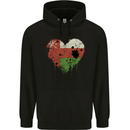 Love Oman Flag Omani Day Football Childrens Kids Hoodie Black