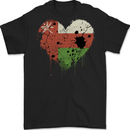 Love Oman Flag Omani Day Football Mens Gildan Cotton T-Shirt Black