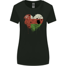 Love Oman Flag Omani Day Football Womens Wider Cut T-Shirt Black