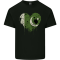 Love Pakistan Flag Pakistani Day Football Kids T-Shirt Childrens Black