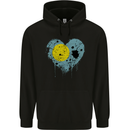 Love Palau Flag Palauan Day Football Mens 80% Cotton Hoodie Black